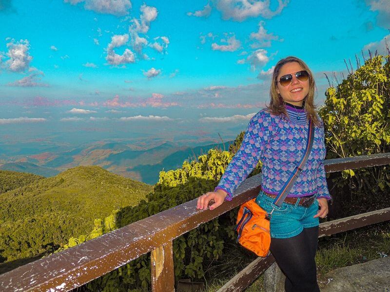 Vista do Pico do Itapeva em Campos do Jordão, uma das 3 cidades próximas de SP