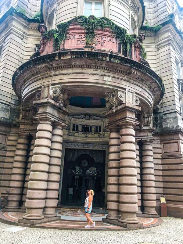 Bolsa do Café em Santos, uma das 3 cidades turísticas em SP para se conhecer