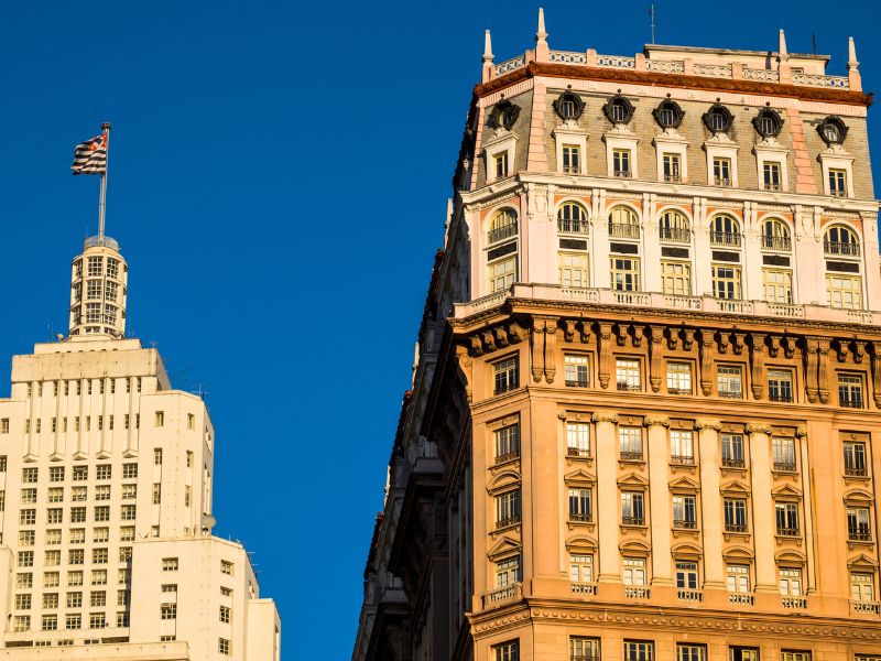 Edifício Martinelli e Farol Santander