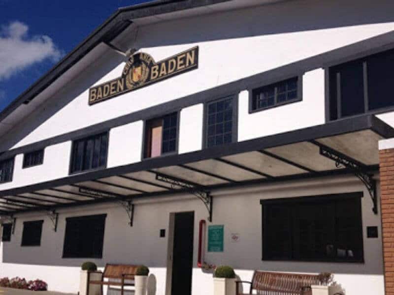 fachada da fábrica da Baden Baden