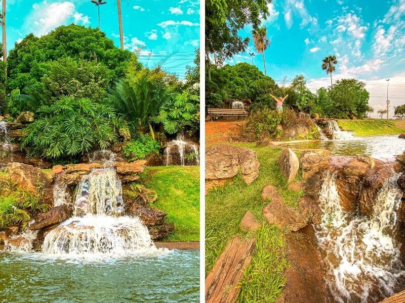 Praça da cachoeira city tour Holambra