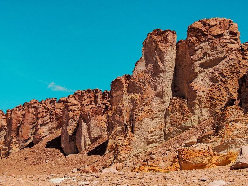 Formações rochosas do Deserto do Atacama