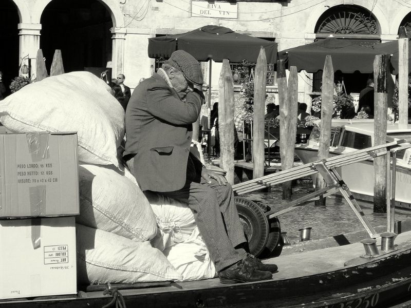 Gôndola de Veneza Hist´pria