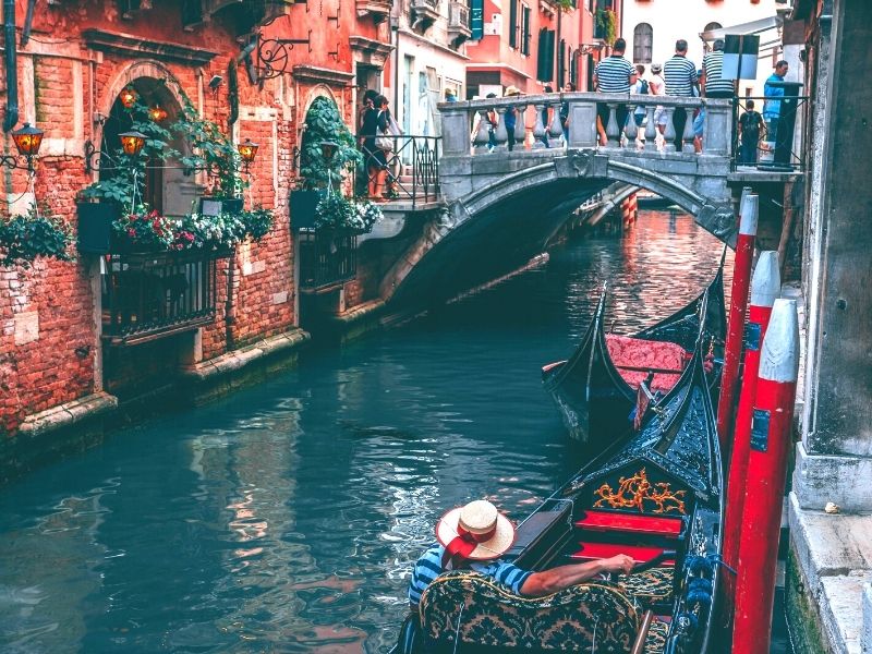 Preço da gondola em Veneza