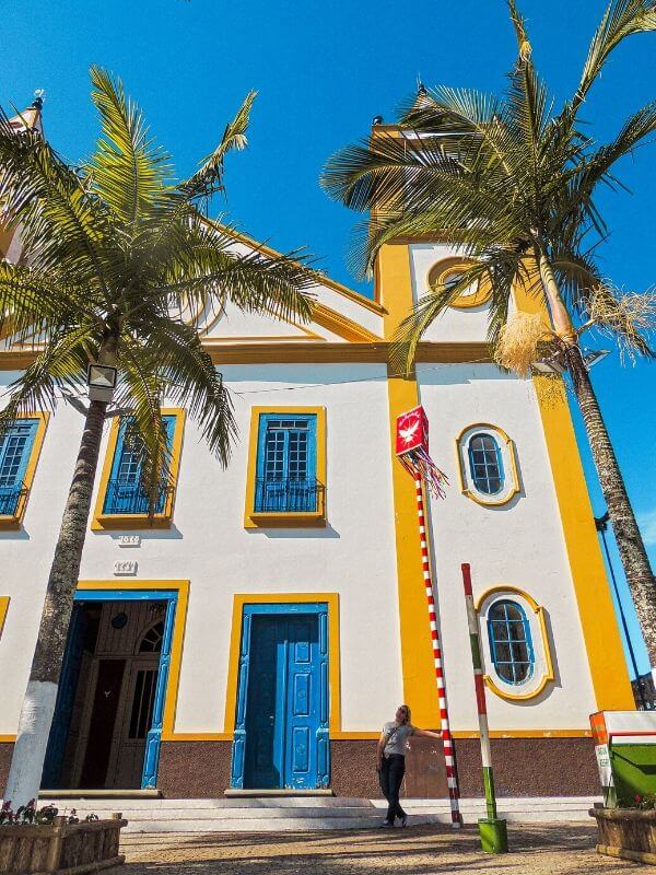 Fachada da Igreja da Matriz em Cunha SP