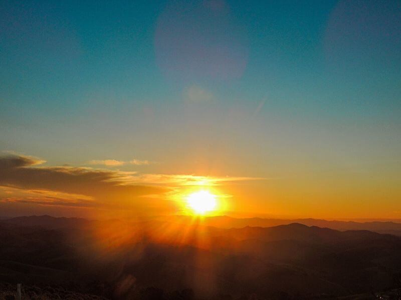 Pôr do Sol no Lavandário em Cunha